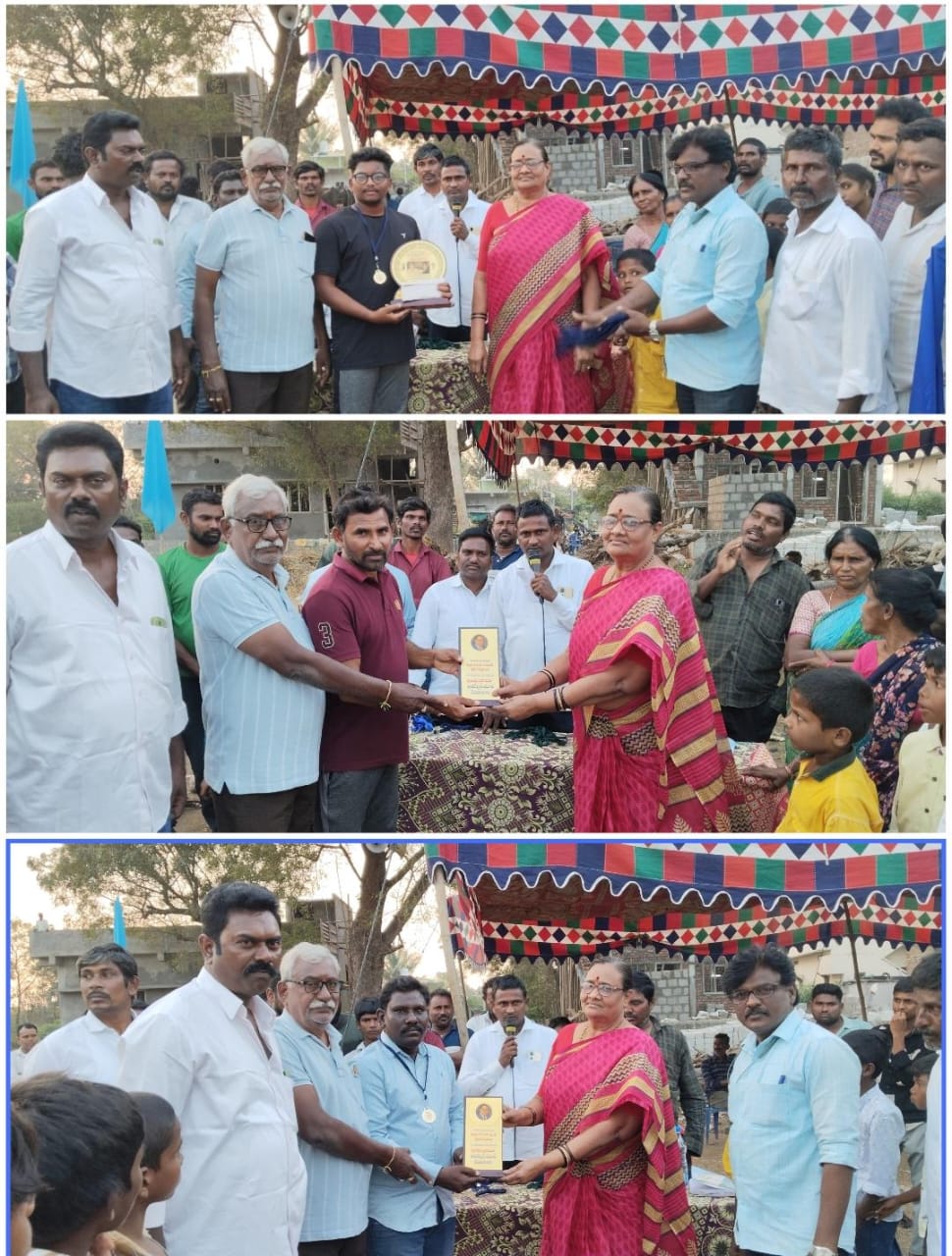 క్రీడలు ద్వారా మానాసిక ఒత్తిడి తగ్గించి ఉత్సాహం నింపుతాయి రాచకొండ వెంకటేశ్వర్లు అరుణ వారి దంపతులు